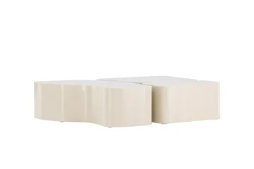Nordland 92x74 cm Rektangulärt Soffbord i Trä - Beige - Möbler - Bord & matgrupper - Soffbord
