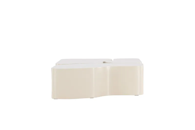 Nordland 92x74 cm Rektangulärt Soffbord i Trä - Beige - Möbler - Bord & matgrupper - Soffbord