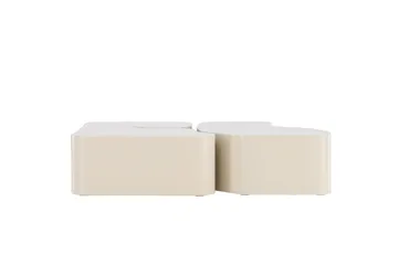 Nordland 92x74 cm Rektangulärt Soffbord i Trä - Beige - Möbler - Bord & matgrupper - Soffbord