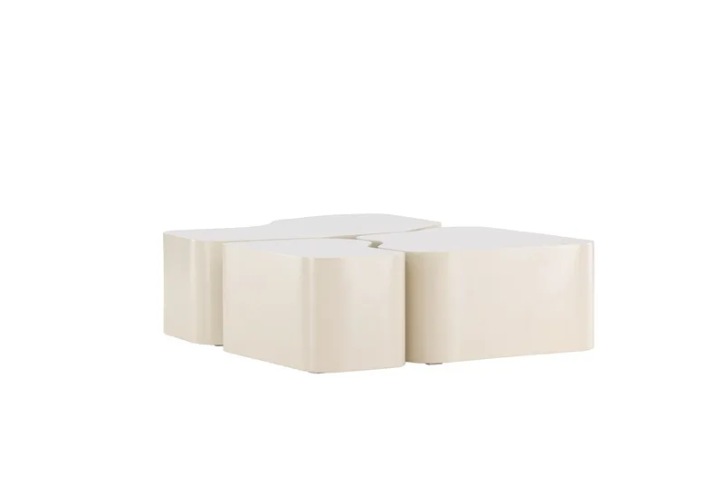 Nordland 92x74 cm Rektangulärt Soffbord i Trä - Beige - Möbler - Bord & matgrupper - Soffbord