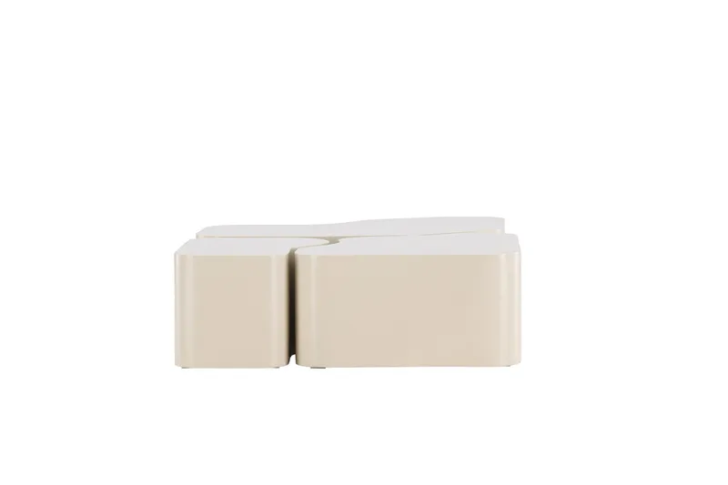 Nordland 92x74 cm Rektangulärt Soffbord i Trä - Beige - Möbler - Bord & matgrupper - Soffbord