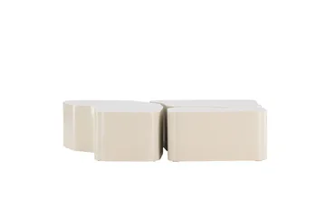 Nordland 92x74 cm Rektangulärt Soffbord i Trä - Beige - Möbler - Bord & matgrupper - Soffbord