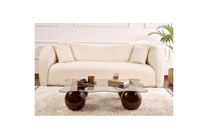 Soffbord Nordure Elinville Soffbord 120 cm Brun - Möbler - Bord & matgrupper - Soffbord