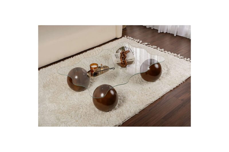 Soffbord Nordure Elinville Soffbord 120 cm Ljusbrun - Möbler - Bord & matgrupper - Soffbord