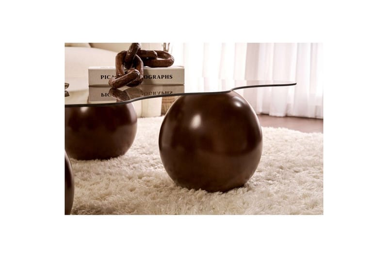 Soffbord Nordure Elinville Soffbord 120 cm Mörkbrun - Möbler - Bord & matgrupper - Soffbord