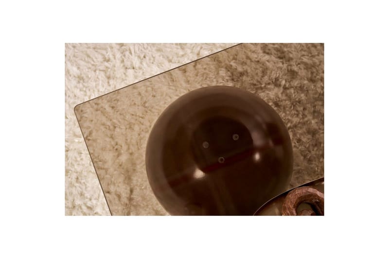 Soffbord Nordure Koushik Soffbord 110 cm Sand, Chocolate Brown - Möbler - Bord & matgrupper - Soffbord