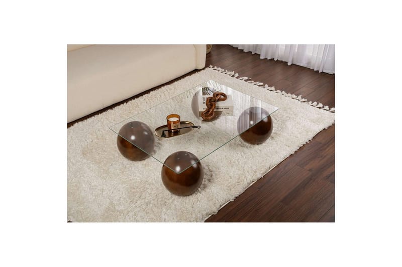 Soffbord Nordure Koushik Soffbord 110 cm Sand,Flerfärgad - Möbler - Bord & matgrupper - Soffbord