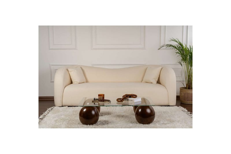 Soffbord Nordure Koushik Soffbord 110 cm Sand,Flerfärgad - Möbler - Bord & matgrupper - Soffbord