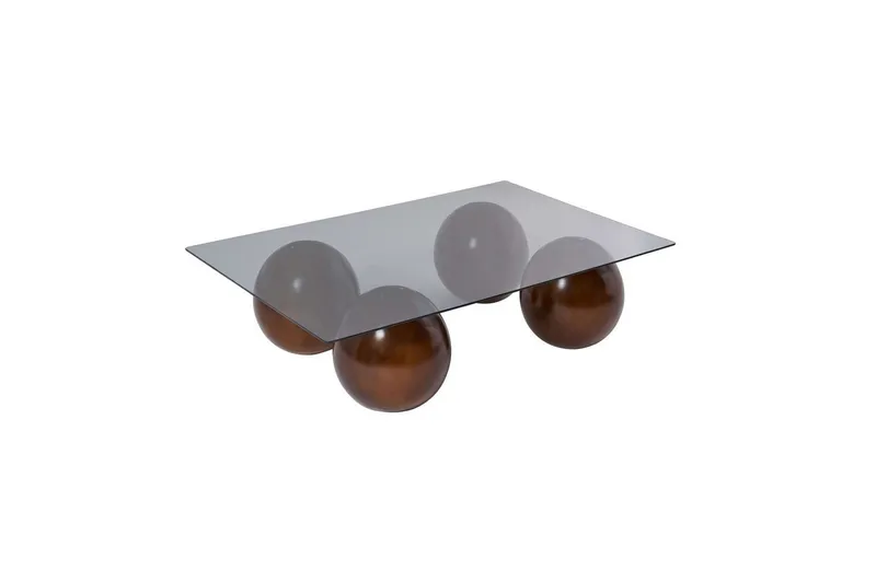 Soffbord Nordure Koushik Soffbord 110 cm Sand,Ljusgrå - Möbler - Bord & matgrupper - Soffbord