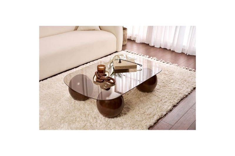 Soffbord Nordure Maroulburg Soffbord 118 cm Bronze,Brun - Möbler - Bord & matgrupper - Soffbord