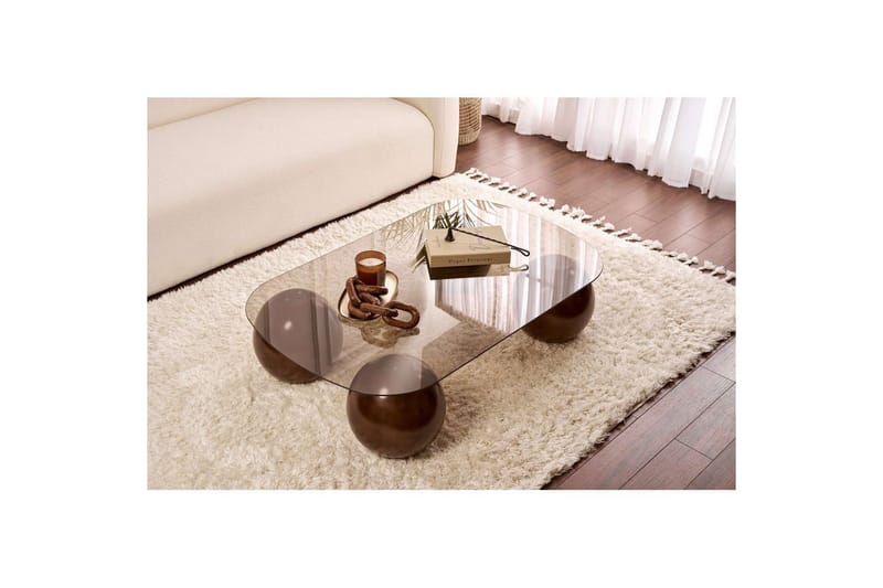 Soffbord Nordure Maroulburg Soffbord 118 cm Bronze,Brun - Möbler - Bord & matgrupper - Soffbord