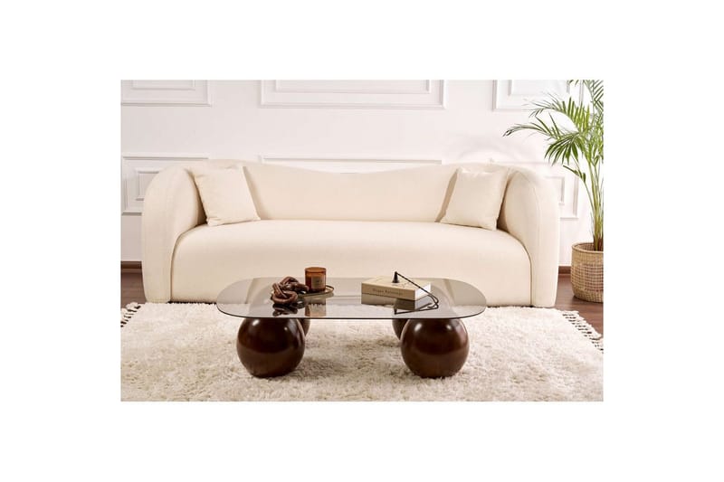 Soffbord Nordure Maroulburg Soffbord 118 cm Grå,Brun - Möbler - Bord & matgrupper - Soffbord