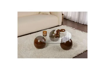 Soffbord Nordure Sibas Soffbord 85 cm Brun - Möbler - Bord & matgrupper - Soffbord