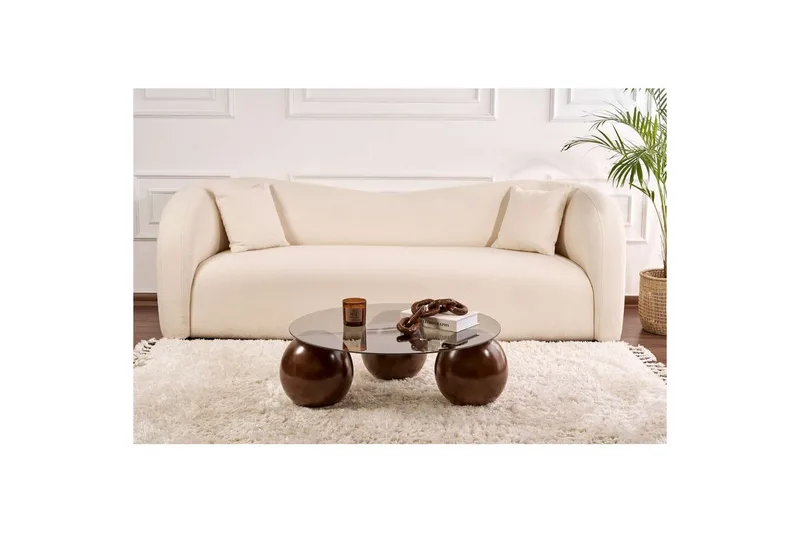 Soffbord Nordure Sibas Soffbord 85 cm Mörkbrun - Möbler - Bord & matgrupper - Soffbord