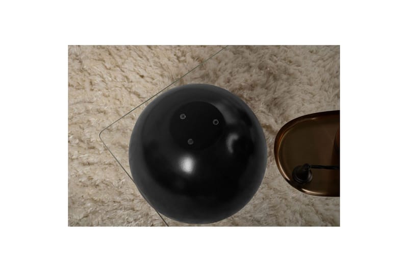 Soffbord Nordure Soffbord Koushik Svart / Transparent Svart - Möbler - Bord & matgrupper - Soffbord