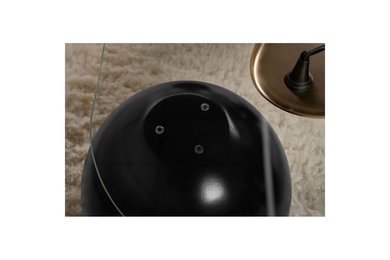 Soffbord Nordure Soffbord Maroulburg Svart / Transparent Svart,Vit - Möbler - Bord & matgrupper - Soffbord