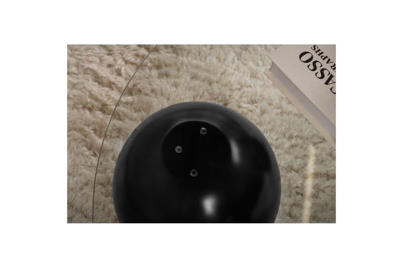 Soffbord Nordure Soffbord Sibas Svart / Transparent Svart,Silver - Möbler - Bord & matgrupper - Soffbord