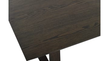 Soffbord Norvik 140 cm - Brunlackad ekfaner med vitpigmenterad finish - Möbler - Bord & matgrupper - Soffbord