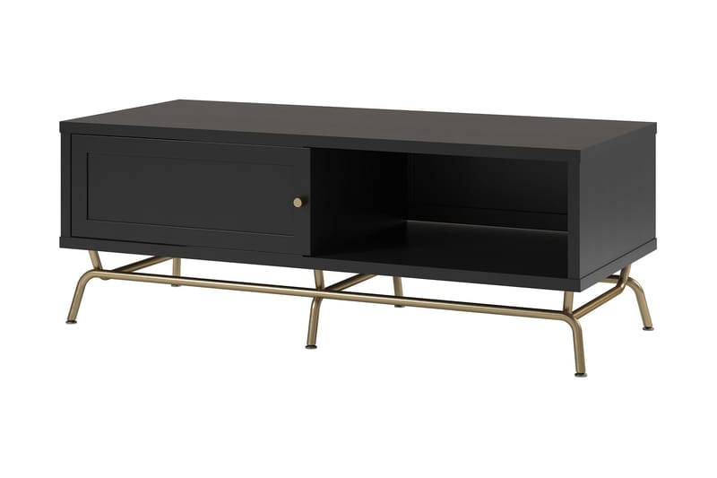Nova Soffbord 122 cm med Förvaring Svart - CosmoLiving - Möbler - Bord & matgrupper - Soffbord