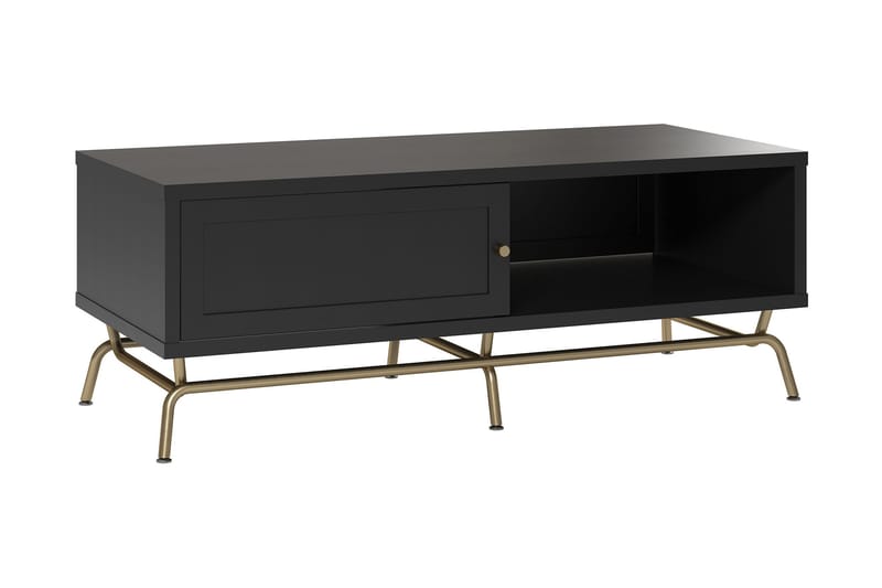 Nova Soffbord 122 cm med Förvaring Svart - Möbler - Bord & matgrupper - Soffbord