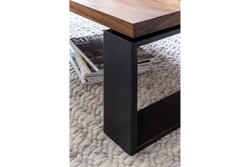 Odehnal 115 cm Rektangulärt Soffbord i Valnöt - Brun - Möbler - Bord & matgrupper - Soffbord