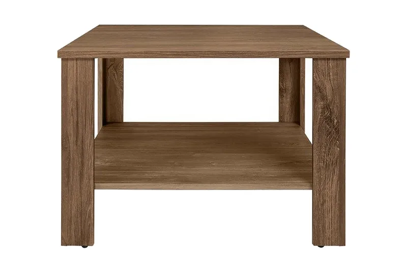 Odettie Soffbord 68 cm med Förvaring Hylla Ek - Brun - Möbler - Bord & matgrupper - Soffbord