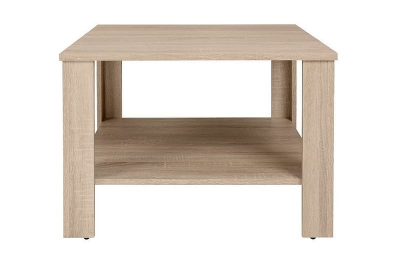 Odettie Soffbord 68 cm med Förvaring Hylla Ljus Ek - Trä/natur - Möbler - Bord & matgrupper - Soffbord