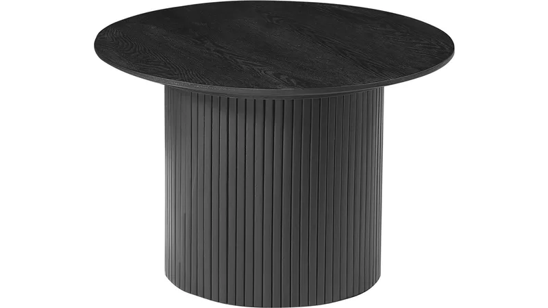 Soffbord Odmark Svartlackad Ask 60 cm, Svartlackad ask