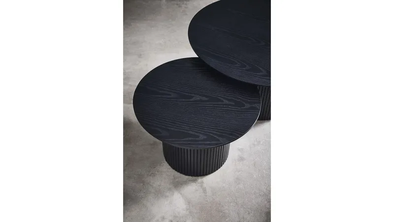 Soffbord Odmark Svartlackad Ask 60 cm - Svartlackad ask - Möbler - Bord & matgrupper - Soffbord