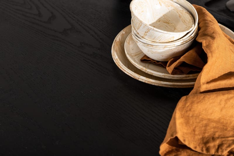 Olivia Matbord 110 cm Runt - Svart - Möbler - Bord & matgrupper - Soffbord