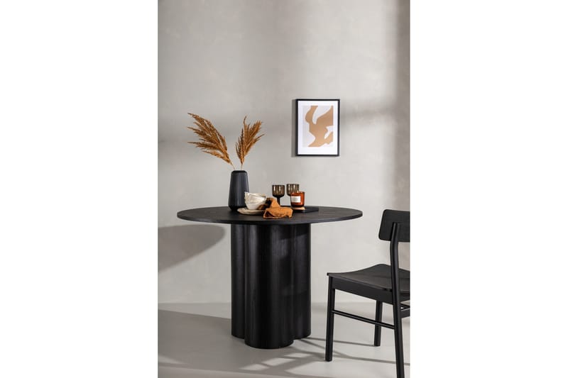 Olivia Matbord 110 cm Runt - Svart - Möbler - Bord & matgrupper - Soffbord