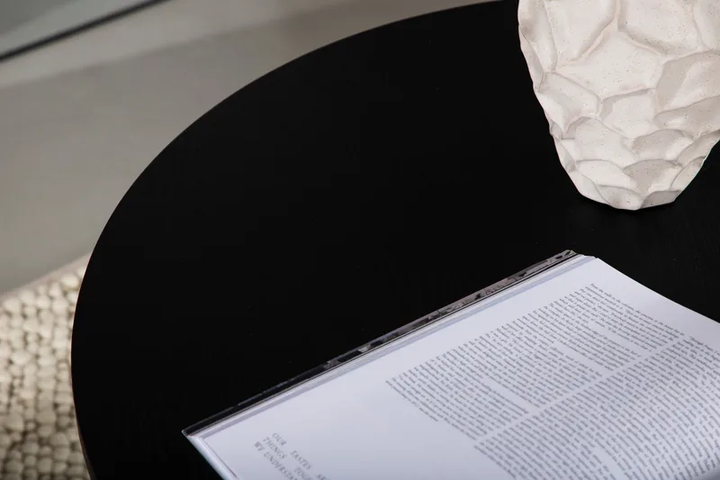 Olivia Soffbord 80 cm Runt - Svart - Möbler - Bord & matgrupper - Soffbord