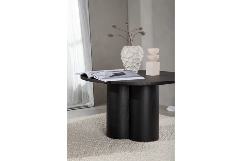 Olivia Soffbord 80 cm Runt - Svart - Möbler - Bord & matgrupper - Soffbord