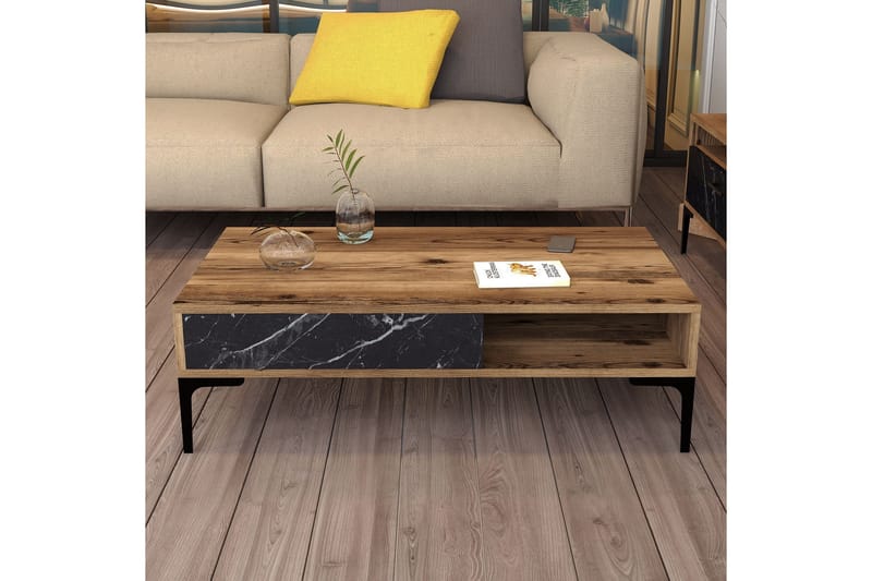 Opperin Soffbord 105x32,6x105 cm - Brun - Möbler - Bord & matgrupper - Soffbord