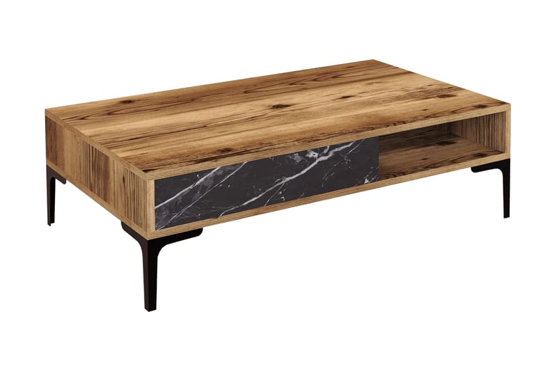 Opperin Soffbord 105x32,6x105 cm, Brun