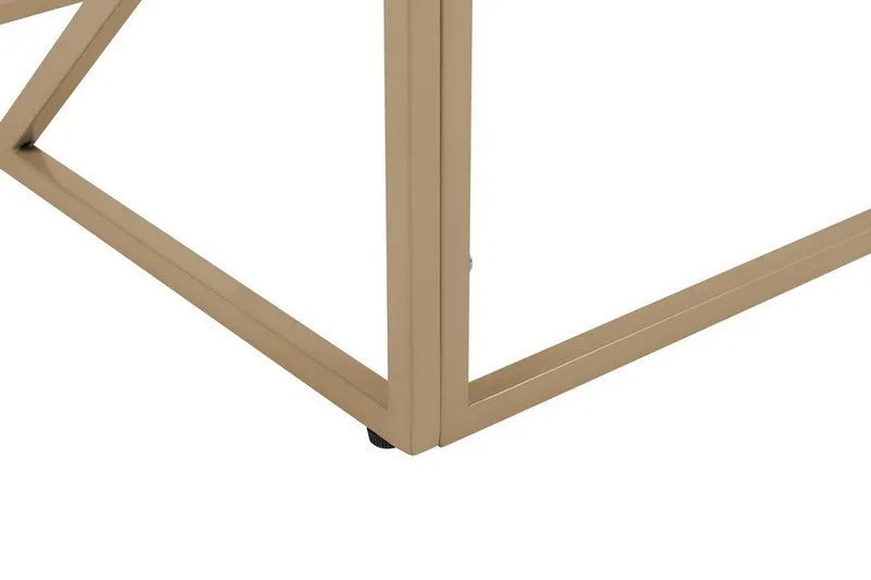 Orland 100 cm Rektangulärt Soffbord i Glas och Metall - Klar - Möbler - Bord & matgrupper - Soffbord