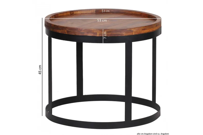 Orleman Satsbord 2-pack - Trä/natur - Möbler - Bord & matgrupper - Soffbord