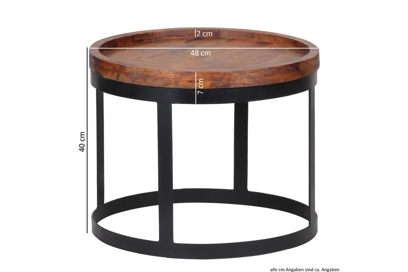 Orleman Satsbord 2-pack - Trä/natur - Möbler - Bord & matgrupper - Soffbord