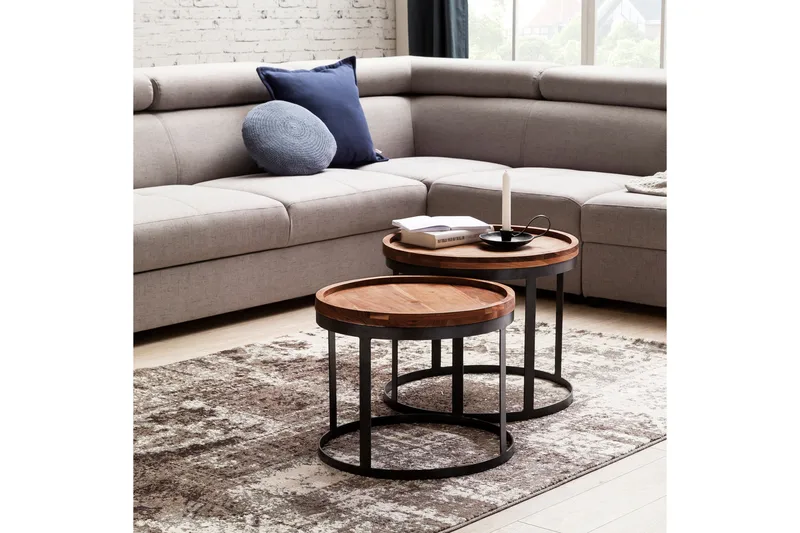 Orleman Satsbord 2-pack - Trä/natur - Möbler - Bord & matgrupper - Soffbord