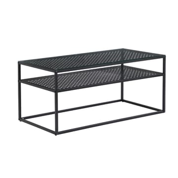 Orvanel Soffbord 100 cm - Transparent och mattsvart - Möbler - Bord & matgrupper - Soffbord - Soffbord med förvaring