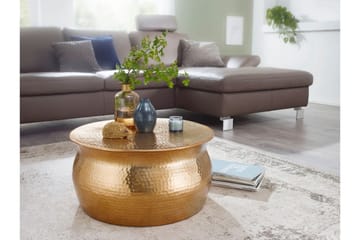 Osagie Soffbord 60 cm Runt - Guld - Möbler - Bord & matgrupper - Soffbord