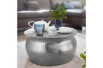 Osagie Soffbord 60 cm Runt - Silver - Möbler - Bord & matgrupper - Soffbord