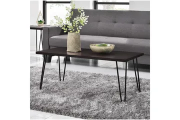 Owen Soffbord 107 cm Espresso/Svart - Dorel Home - Möbler - Bord & matgrupper - Soffbord