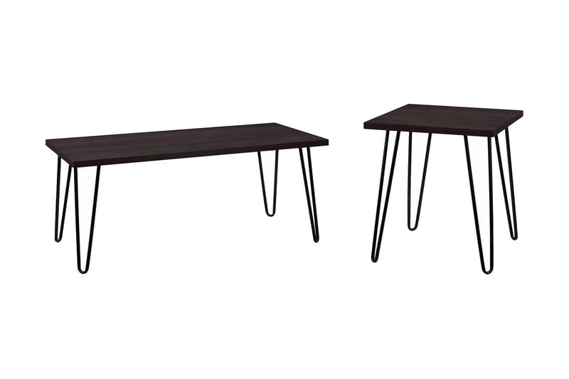 Owen Soffbord 107 cm Espresso/Svart - Dorel Home - Möbler - Bord & matgrupper - Soffbord