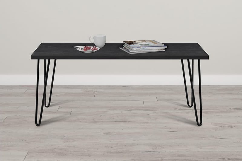 Owen Soffbord 107 cm Espresso/Svart - Dorel Home - Möbler - Bord & matgrupper - Soffbord