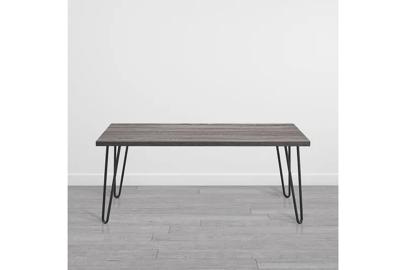 Owen Soffbord 107 cm Grå/Svart - Dorel Home - Möbler - Bord & matgrupper - Soffbord