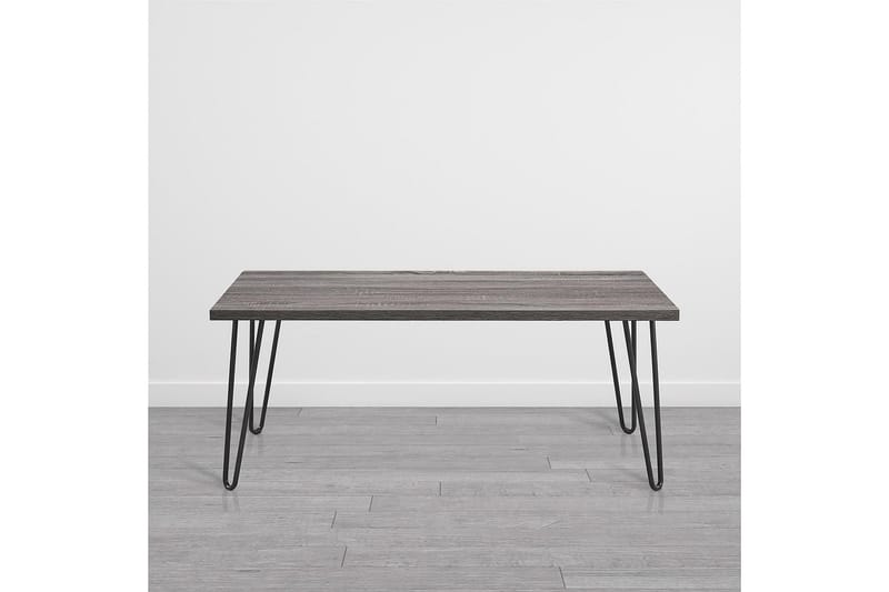 Owen Soffbord 107 cm Grå/Svart - Dorel Home - Möbler - Bord & matgrupper - Soffbord