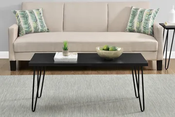 Owen Soffbord 107 cm Svart - Dorel Home - Möbler - Bord & matgrupper - Soffbord
