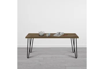 Owen Soffbord 107 cm Valnötsbrun/Svart - Dorel Home - Möbler - Bord & matgrupper - Soffbord