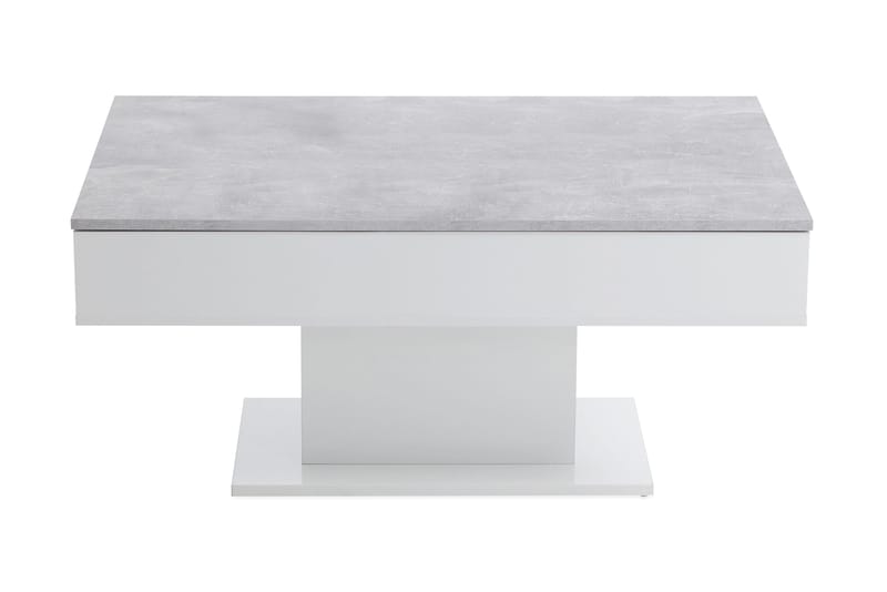 Pacak Soffbord 100 cm - Betonggrå/Vit - Möbler - Bord & matgrupper - Soffbord
